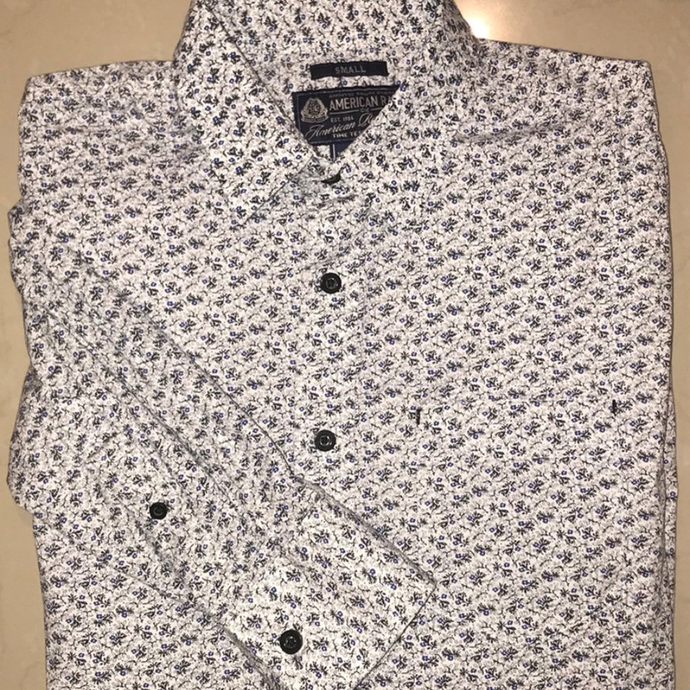 American Rag | Long Sleeve Shirt | Floral | Size S - Picture 5 of 7